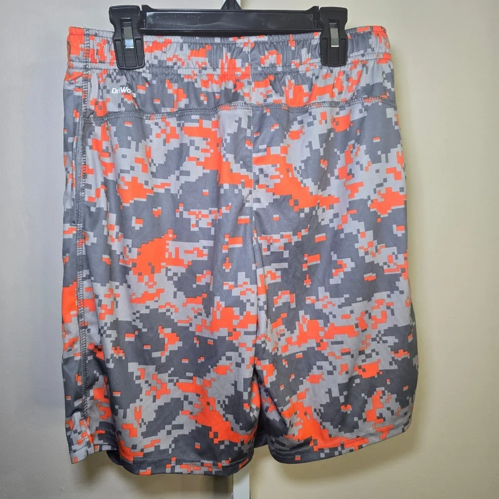Athletic Works Boys XL 14-16 Active Shorts Bundle 5pk Digital Camo DriWorks Mesh